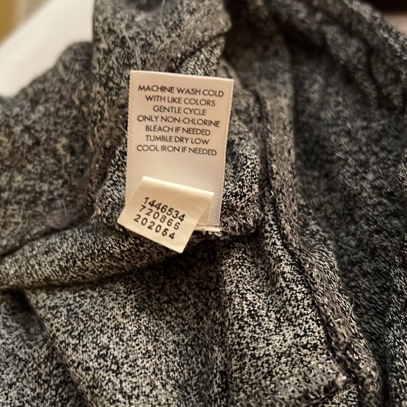 J. JILL women’s smooth fit slim leg heathered black leggings pants L - Picture 8 of 8